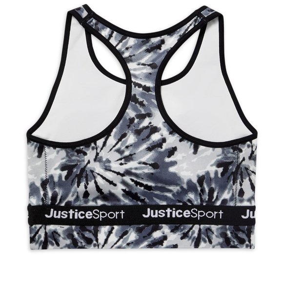 2pack Justice Sport Seamless Longline Bra One Tie Dye & One solid Oh So Soft ! - Picture 5 of 7